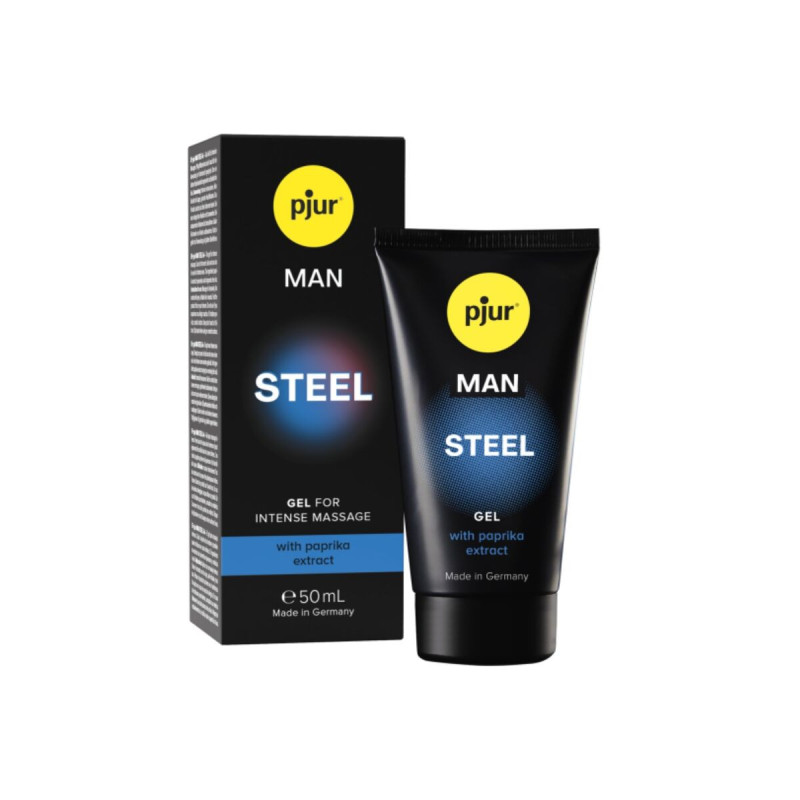 PJUR - MAN ACIER GEL STIMULANT 50 ML - Crèmes de massage