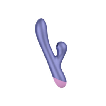 Romp - Pulse Vibrador Rabbit Dual Punto G Azul Eléctrico | Vybes.it