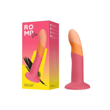 Romp - Dizi Dildo Silicona Con Ventosa Tricolor 18 Cm | Vybes.it