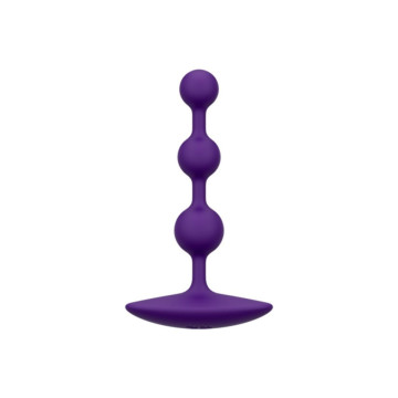 ROMP - AMP PERLES ANALES EN SILICONE FLEXIBLE VIOLETTES 12,5 CM