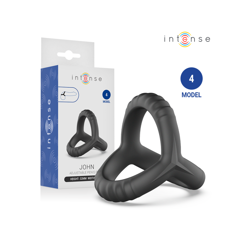 INTENSE - JOHN ANELLO PER PENE TRIPLO REGOLABILE MODELLO 4 - INTENSE…