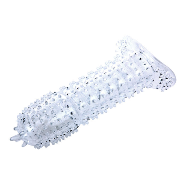 BAILE - GAINE PÉNIENNE POINTS STIMULANTS VIOLET 14 CM