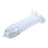 BAILE - PENISHÜLLE MIT REIZPUNKTEN LILA 14 CM
