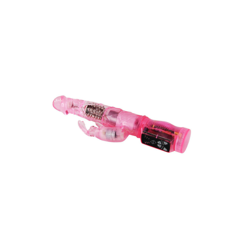 Baile - Mini Rotador Rabbit Rosa Superestimulador | Vybes.it