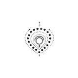 BIJOUX - INDISCRETS FLAMBOYANT NOIR & ARGENT - BIJOUX DESIRE METALLIQ…