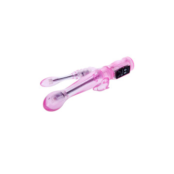 Baile - Vibrador Flexible Con Estimulador Anal | Vybes.it