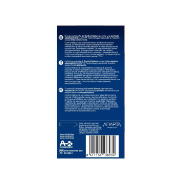 CONTROL - ADAPTA NATURE CONDOMS 24 UNITS - CONTROL CONDOMS - Gamma na…