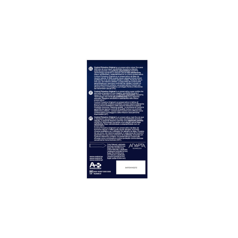 CONTROL - FINISSIMO CONDOMS 24 UNITS - CONTROL CONDOMS - Sensibile