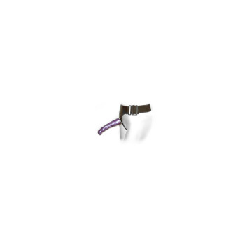 Baile - Arnés Anal Y Vaginal Femenino Lila Punto G 17 Cm | Vybes.it