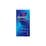 DUREX - NATURAL CLASSIC 6 UNITS - DUREX CONDOMS - Natural Range