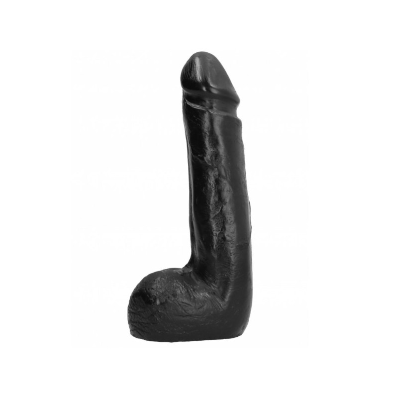 All Black - Gode Réaliste Noir Doux 20 Cm | Vybes.it