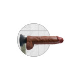King Cock - Vibratordildo Mit Hoden 25.5 Cm Braune Farbe | Vybes.it