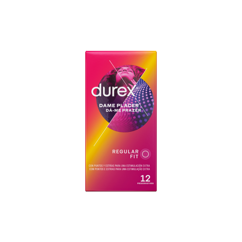 DUREX - DAME PLACER 12 UNITÉS - DUREX CONDOMS - Points et vergetures