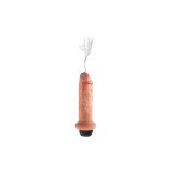 KING COCK - DILDO SQUIRTING 17.8 CM NATURAL
