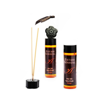 EXTASE SENSUAL - OLIO STIMOLANTE AL MANGO 100 ML - Con effetto termico