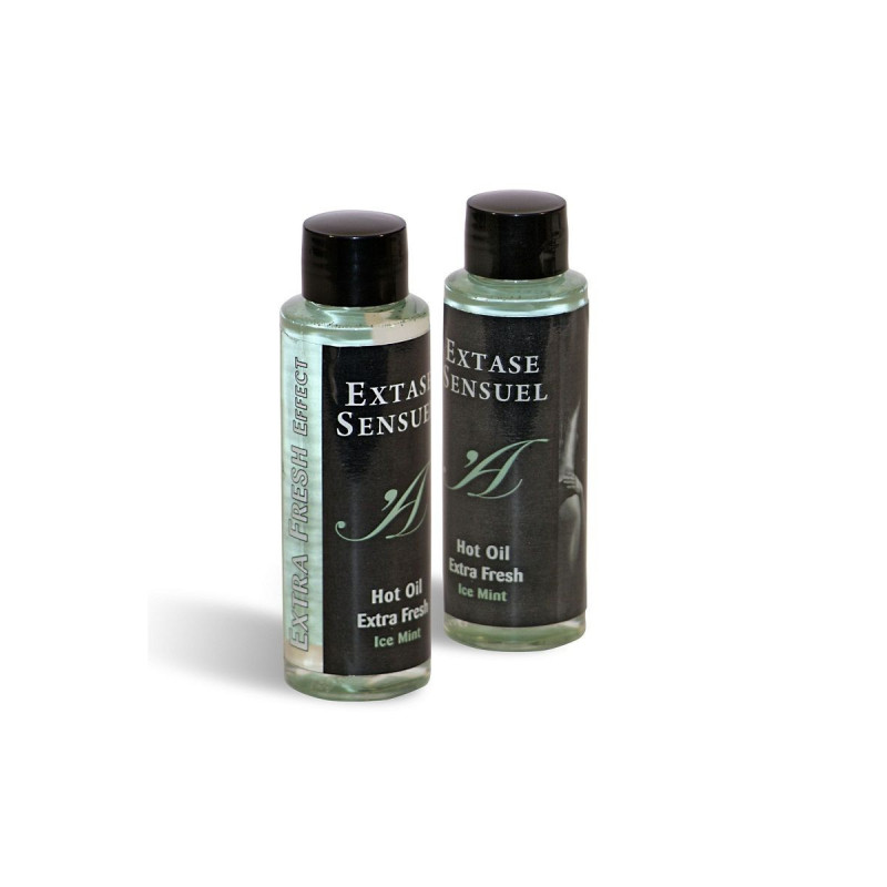 EXTASE SENSUAL - MASSAGE OIL WITH EXTRA FRESH ICE EFFECT 100 ML - War…