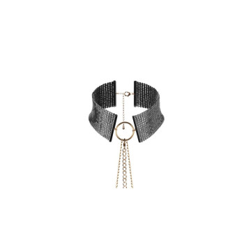 Bijoux - Désir Métallique Black Metallic Necklace | Vybes.it