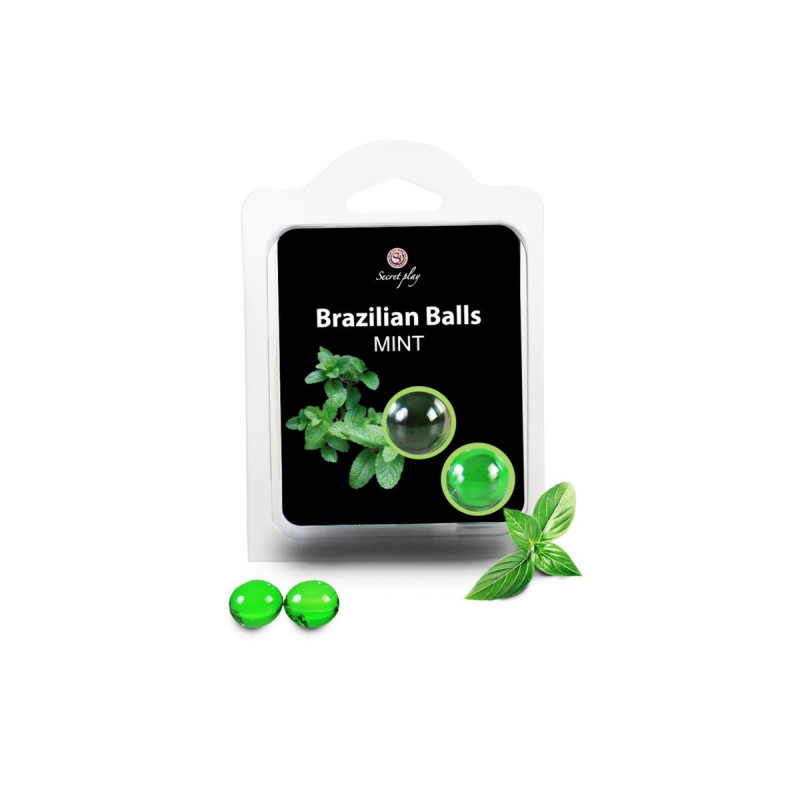 SECRETPLAY - 2 BRAZILIAN BALLS MINT - SECRETPLAY COSMETIC