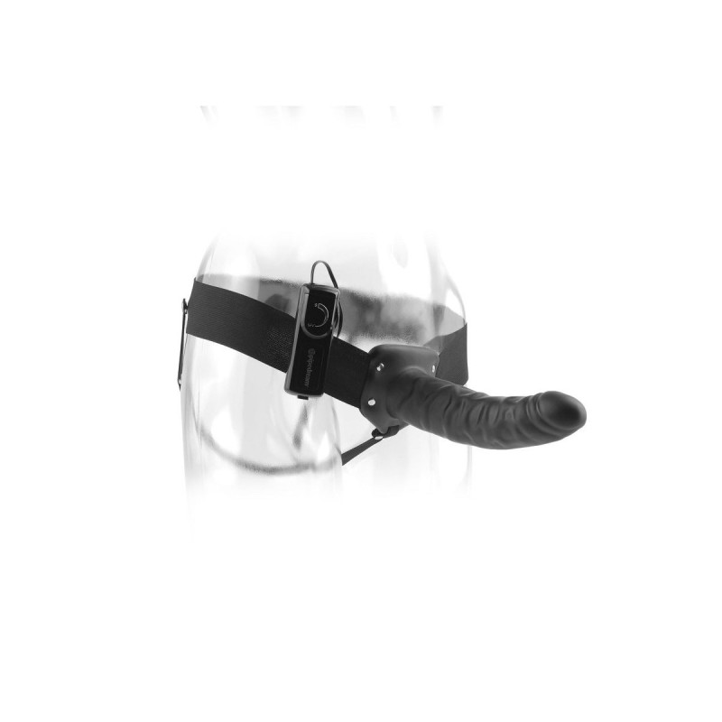 Fetish Fantasy Series - Arnés Vibrador Hueco 19 Cm Negro | Vybes.it