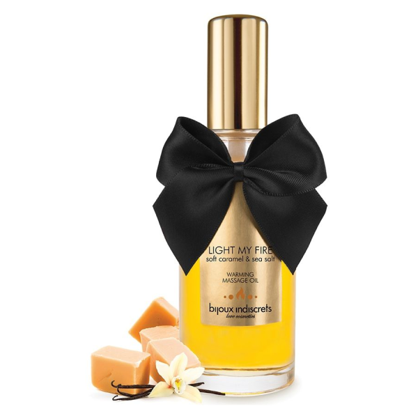 BIJOUX INDISCRETS - OLIO DA MASSAGGIO EFFETTO CALDO AROMA CARAMELLO