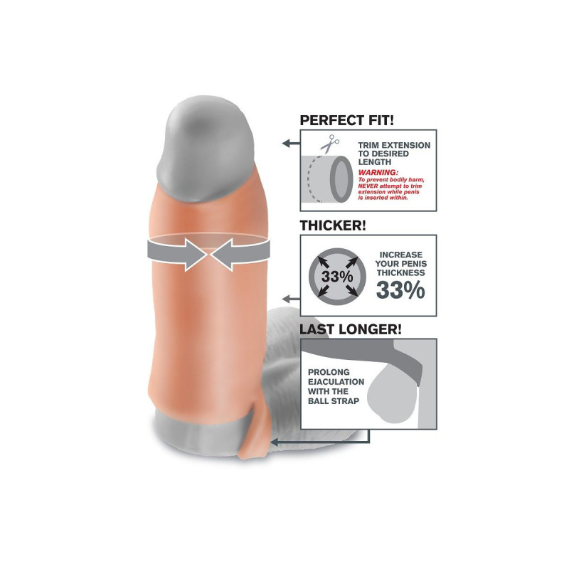 Fantasy X - Tensions - Real Feel Extensión De Pene Xl | Vybes.it