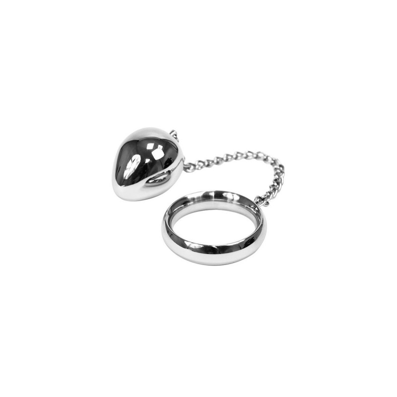Metal Hard - Cock Ring 45Mm + Cadena Con Bola Metal | Vybes.it