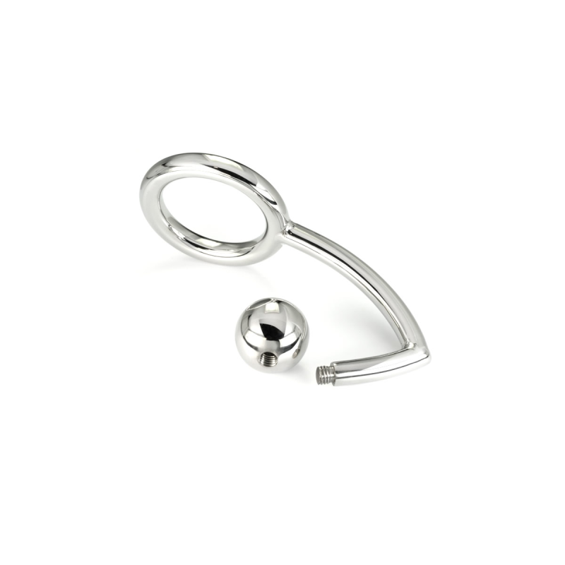 Metal Hard - Cock Ring Anillo Con Gancho Intruder Anal 45Mm |