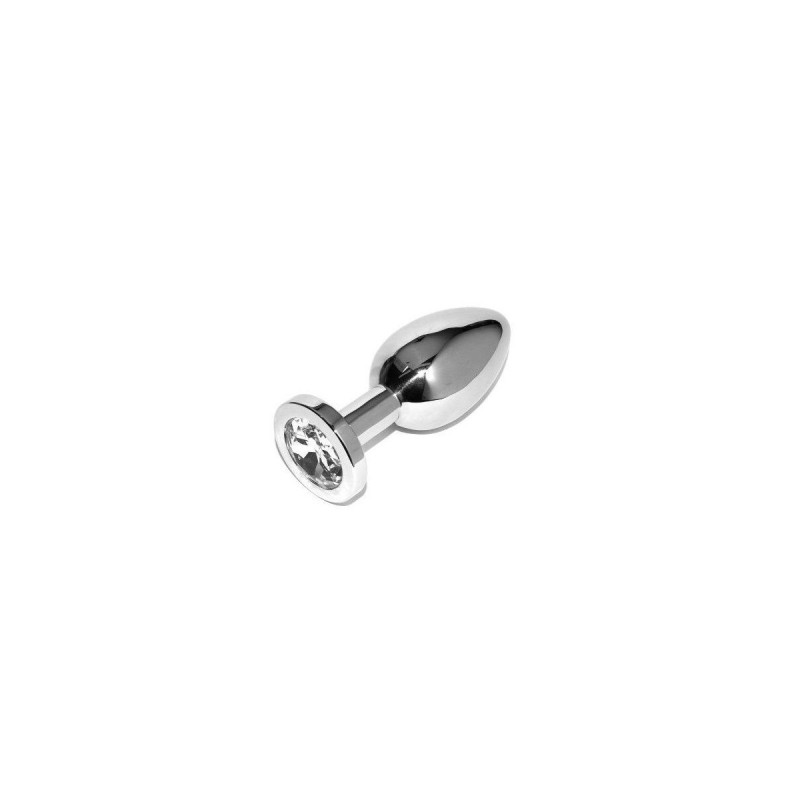 Metal Hard - Anal Plug Diamond Transparente Small 5.71Cm | Vybes.it