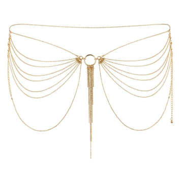 BIJOUX INDISCRETS - MAGNIFIQUE BIJOU CHAÎNE MÉTAL POUR TAILLE DORÉE