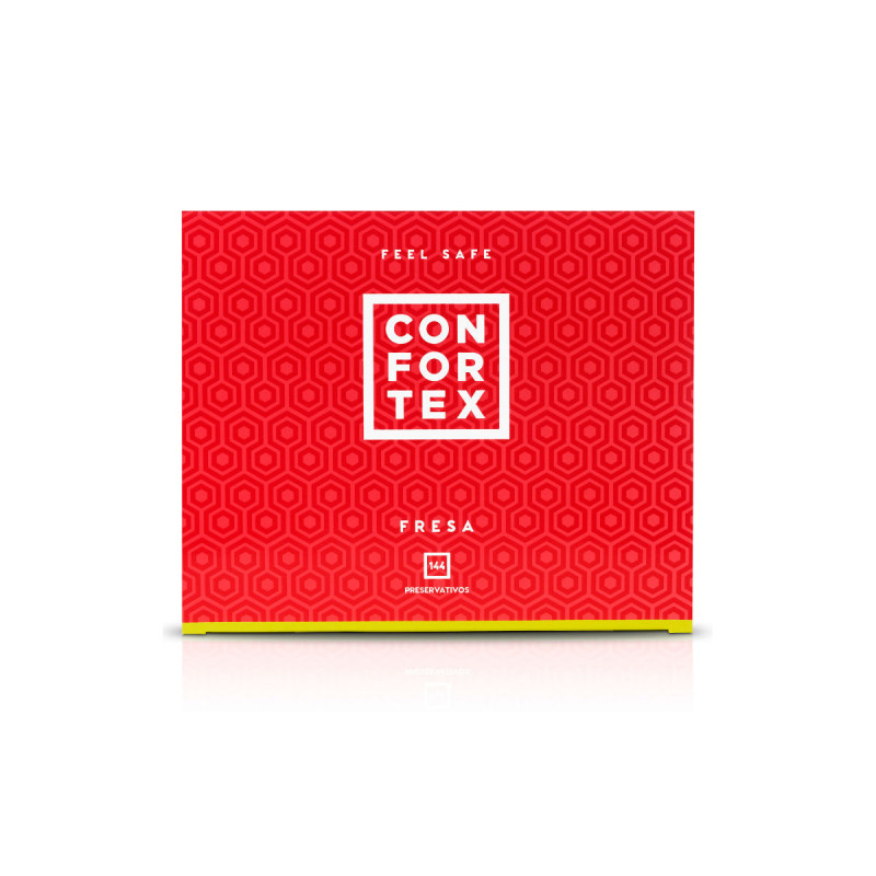 Confortex - Preservativos Fresa Caja 144 Uds | Vybes.it