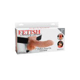 Fetish Fantasy Series - 7 Hollow Strap - On With Balls 17.8Cm