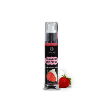 SECRETPLAY COSMETIC Secretplay Gleitgel 2-1 Effetto Calore Fragola e Crema 50 Ml: Intimpflegeprodukt | Vybes.it
