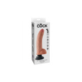 King Cock - Dildo Vibrador Con Testiculos 23 Cm Natural | Vybes.it