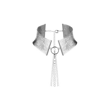 Bijoux - Désir Métallique Silver Metallic Necklace | Vybes.it