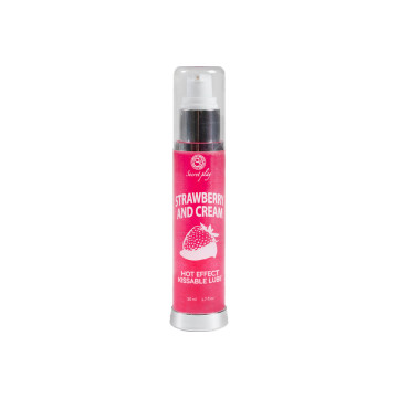 SECRETPLAY COSMETIC Secretplay Lubricante 2-1 Effetto Calore Fragola e Crema 50 Ml: producto de cuidado intimo | Vybes.it