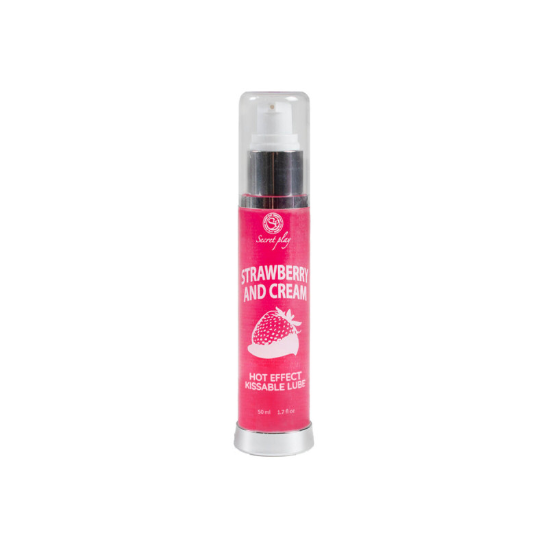 SECRETPLAY COSMETIC Secretplay Lubricant 2-1 Effetto Calore Fragola e Crema 50 Ml: intimate care product | Vybes.it