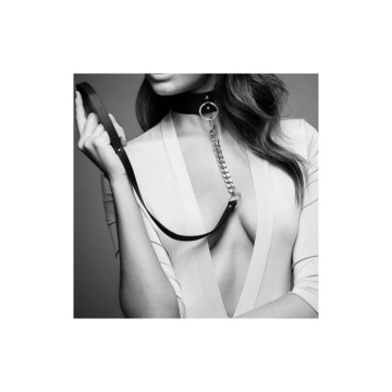 Bijoux Indiscrets Maze - Collar Con Correa Negro | Vybes.it