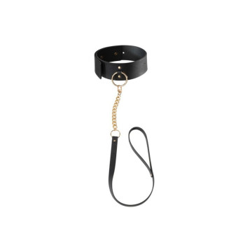 Bijoux Indiscrets Maze - Collar Con Correa Negro | Vybes.it