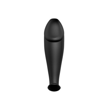 Pretty Love - Plug Anal Silicona Forma Pene Negro | Vybes.it