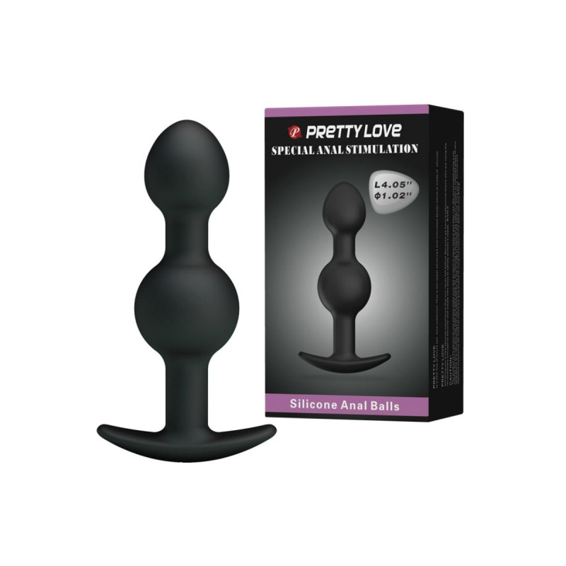 Pretty Love - Balles Anal En Silicone Spéciale Stimulation 10.3 Cm