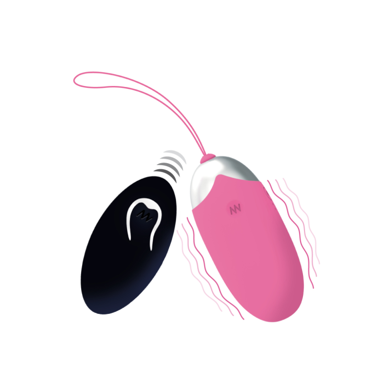 Intense - Oeuf Vibrant Flippy Ii Avec Télécommande Rose | Vybes.it