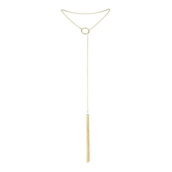 BIJOUX INDISCRETS - MAGNIFIQUE METALLKETTE MIT GOLDENEN FRANSEN