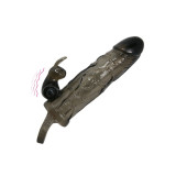 Baile - Brave Man Penis Cover With Rabbit Black 16.5 Cm | Vybes.it