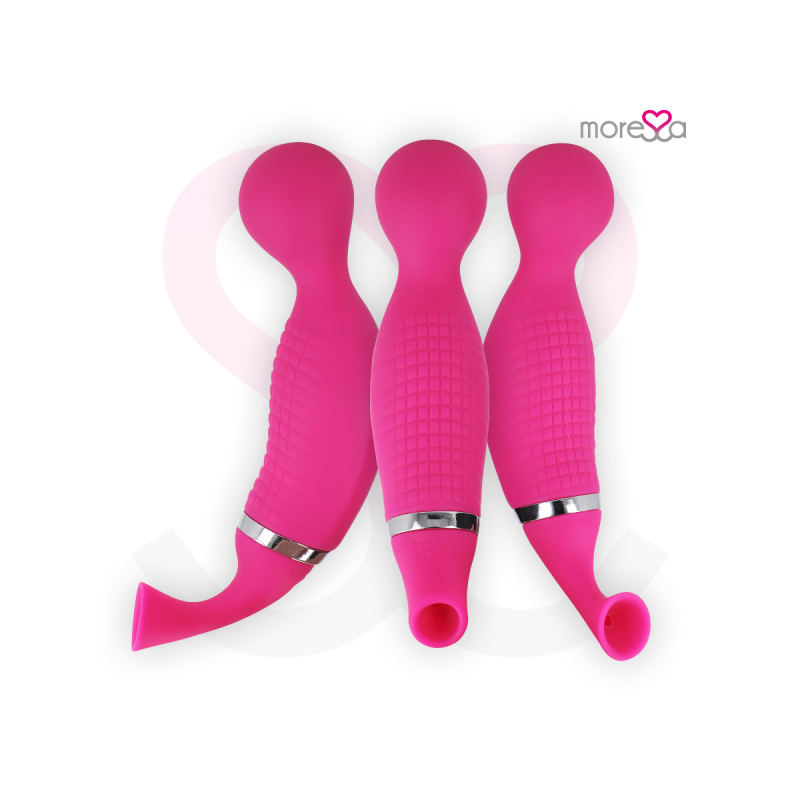 MORESSA - KIRK DUO SUCTION + MULTI-PERFORMANCE MASSAGER PREMIUM SILIK…