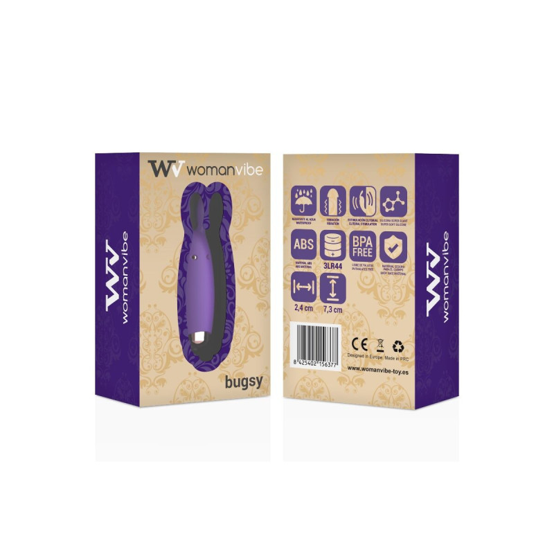 Womanvibe - Bugsy Estimulador Rabbit Silicona | Vybes.it