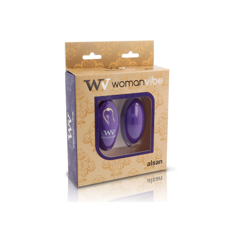 Womanvibe - Alsan Huevo Control Remoto Silicona Morado | Vybes.it