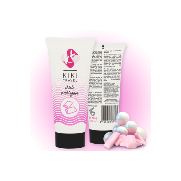 KIKÍ TRAVEL - STRAWBERRY GUM SCHMIERMITTEL 50 ML - Mit köstlichen Aro…