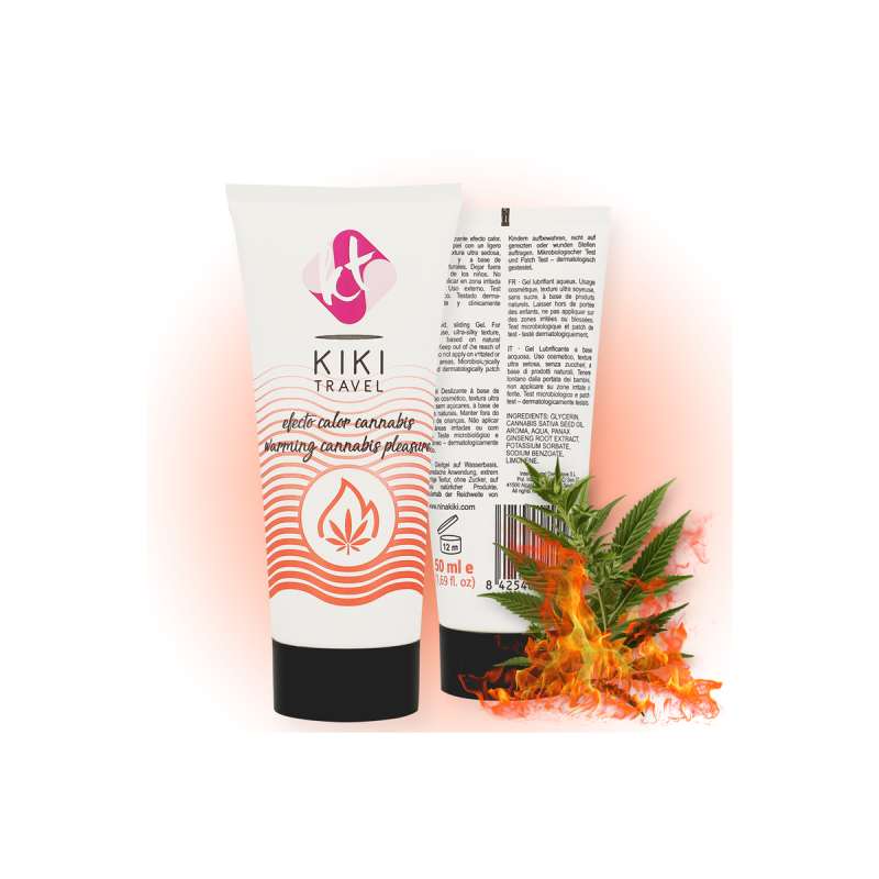 KIKÍ TRAVEL - CANNABIS LUBRIFICANTE EFFETTO CALDO 50 ML - Effetto cal…