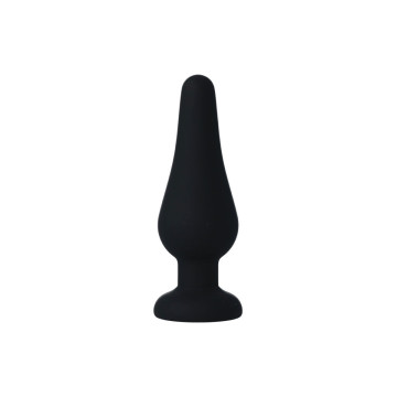 INTENSE - PLUG ANALE PIPO M SILICONE NERO 11 CM - INTENSE ANAL TOYS -…