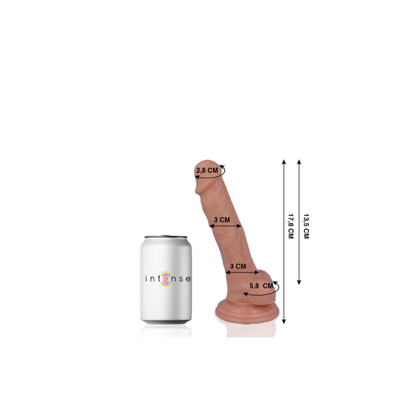 Mr Intense - 9 Pene Realistico 17.8 Cm - O - 3 Cm | Vybes.it